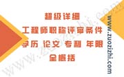 超级详细工程师职称评审条件，学历、论文、专利、年限全概括！