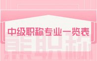 中级职称专业一览表：新表，结合人才实际申报系统整理出来的！